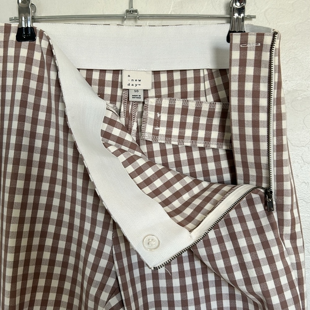 Plaid A New Day Pants Size 10 - Picture 4 of 7